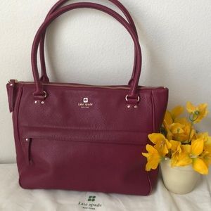 Kate spade grant park alida leather tote